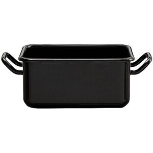 Riess Mini plat à four et de service 15x11x7cm/0,7l Émail noir noir - Publicité Riess Mini plat à four et de service 15x11x7cm/0,7l Émail noir noir - Publicité