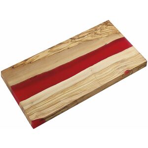 Zassenhaus Planche de service Olive 45x22cm Marron/Rouge marron - Publicité Zassenhaus Planche de service Olive 45x22cm Marron/Rouge marron - Publicité