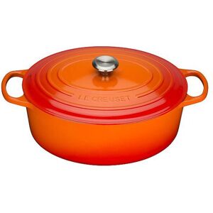 Le Creuset Bräter oval « Signature » 35cm 8,9l (Ofenrot) orange