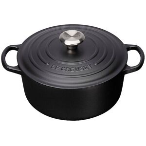 Le Creuset Bräter rund Signature 20cm 4,2l (Noir) noir
