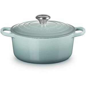 Le Creuset Cocotte ronde Signature 24cm/4,2l Sel de Mer gris clair