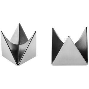 Alessi Coquetier 2 pièces Roost 4,5 cm argent - Publicité Alessi Coquetier 2 pièces Roost 4,5 cm argent - Publicité