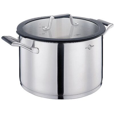 Küchenprofi Faitout COMO 24cm/6,5l Inox argent - Publicité Küchenprofi Faitout COMO 24cm/6,5l Inox argent - Publicité