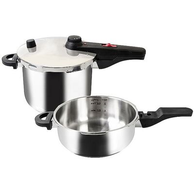 Kelomat Alfa 22cm 6L Ensemble de Cocotte-Minute - Set de Cuisine - Publicité Kelomat Alfa 22cm 6L Ensemble de Cocotte-Minute - Set de Cuisine - Publicité