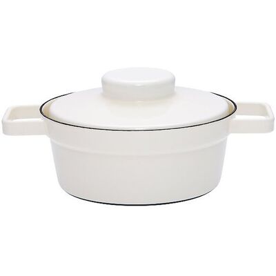 Riess Aromapot 20cm Blanc - Casserole émaillée - Publicité Riess Aromapot 20cm Blanc - Casserole émaillée - Publicité