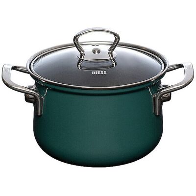 Riess Marmite avec couvercle en verre TEAL 16cm/1,5l Bleu-vert pétrole - Publicité Riess Marmite avec couvercle en verre TEAL 16cm/1,5l Bleu-vert pétrole - Publicité
