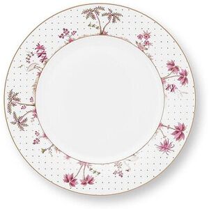 Studio Assiette plate 26,5cm JOLIE DOTS Or/Rose blanc - Publicité Studio Assiette plate 26,5cm JOLIE DOTS Or/Rose blanc - Publicité