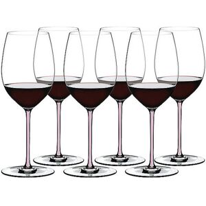 Riedel Set de 6 verres à vin rouge Cabernet/Merlot FATTO A MANO multicolore - Publicité Riedel Set de 6 verres à vin rouge Cabernet/Merlot FATTO A MANO multicolore - Publicité