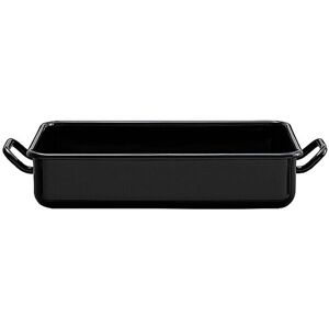 Riess Mini plat de cuisson et de service 23x15x5cm/1l émail noir noir - Publicité Riess Mini plat de cuisson et de service 23x15x5cm/1l émail noir noir - Publicité