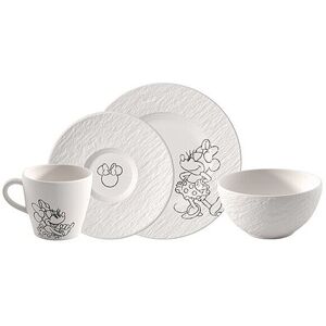 Villeroy & Boch Set de petit-déjeuner 4 pièces MANUFACTURE-MICKEY MOUSE Blanc blanc - Publicité Villeroy & Boch Set de petit-déjeuner 4 pièces MANUFACTURE-MICKEY MOUSE Blanc blanc - Publicité