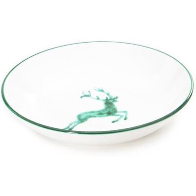 Gmundner Keramik Hirsch Vert Assiette Creuse - Soup Plate - Publicité Gmundner Keramik Hirsch Vert Assiette Creuse - Soup Plate - Publicité