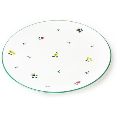 Gmundner Keramik Assiette de viande Cup Streublumen 25cm - Assiette de Dîner - Publicité Gmundner Keramik Assiette de viande Cup Streublumen 25cm - Assiette de Dîner - Publicité
