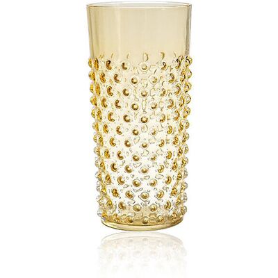 Klimchi Verre 2 pièces - Ensemble 400ml Sous-verre Ambre Jaune - Verre - Publicité Klimchi Verre 2 pièces - Ensemble 400ml Sous-verre Ambre Jaune - Verre - Publicité