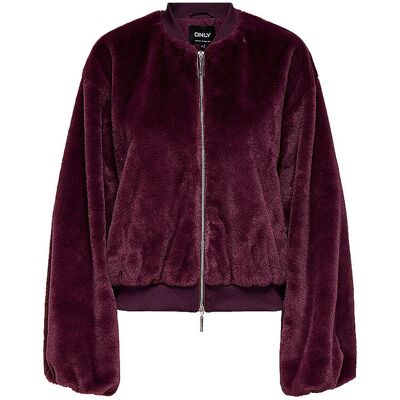 Only Blouson ONLDANA rouge foncé L - Publicité Only Blouson ONLDANA rouge foncé L - Publicité