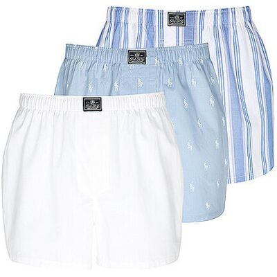 Ralph Lauren Boxershorts lot de 3 rayé / blanc / bleu estival blanc M - Publicité Ralph Lauren Boxershorts lot de 3 rayé / blanc / bleu estival blanc M - Publicité
