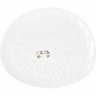 Raeder Assiette FAHRT INS GRUENE 23,7cm blanc - Publicité Raeder Assiette FAHRT INS GRUENE 23,7cm blanc - Publicité