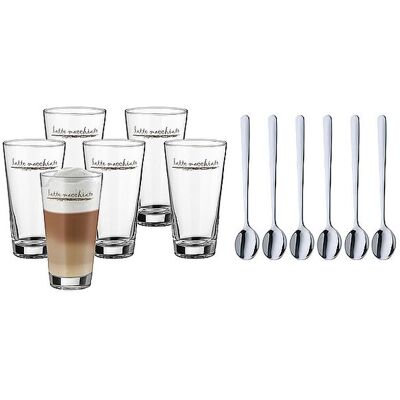Wmf Clever & More Set Latte Macchiato 12 pièces Verre/Cromargan argent - Publicité Wmf Clever & More Set Latte Macchiato 12 pièces Verre/Cromargan argent - Publicité