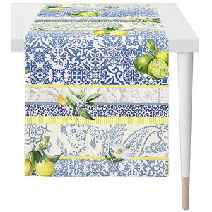 Apelt Chemin de table SEASON 140x48cm Blanc/Bleu/Agrumes blanc - Publicité Apelt Chemin de table SEASON 140x48cm Blanc/Bleu/Agrumes blanc - Publicité