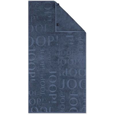 Joop Drap de douche 80x150cm STUDIO REPEAT Marine bleu marine - Publicité Joop Drap de douche 80x150cm STUDIO REPEAT Marine bleu marine - Publicité