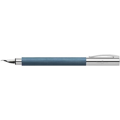 Faber-Castell Ambition Edelharz Füller Plume Taille F bleu - Publicité Faber-Castell Ambition Edelharz Füller Plume Taille F bleu - Publicité