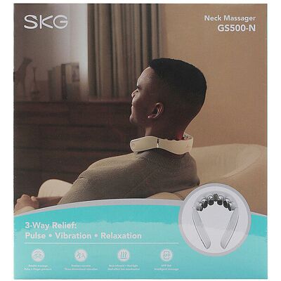 Skg Appareil de massage pour la nuque G5500-N blanc - Publicité Skg Appareil de massage pour la nuque G5500-N blanc - Publicité