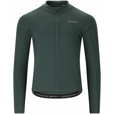 Endurance Maillot de cyclisme d'hiver pour homme Megah vert foncé S - Publicité Endurance Maillot de cyclisme d'hiver pour homme Megah vert foncé S - Publicité