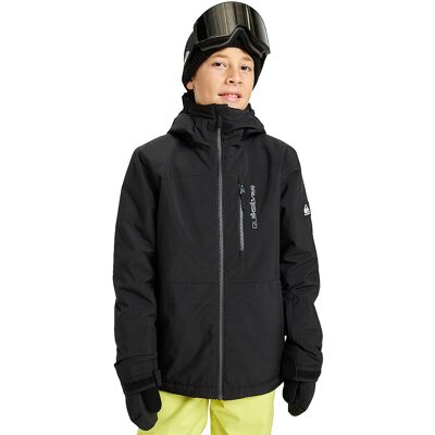 Quiksilver Veste de snowboard pour garçon Side Hit Solid noir 134-146 - Publicité Quiksilver Veste de snowboard pour garçon Side Hit Solid noir 134-146 - Publicité