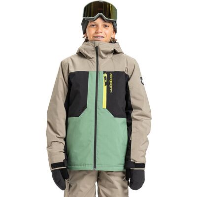 Quiksilver Veste de snowboard Dawson pour garçon beige 158-164 - Publicité Quiksilver Veste de snowboard Dawson pour garçon beige 158-164 - Publicité