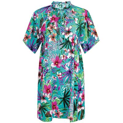 Anita Robe Femme Aloha Tahiti turquoise S/M - Publicité Anita Robe Femme Aloha Tahiti turquoise S/M - Publicité