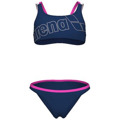 Arena Bikini Lolo Fille bleu marine 152 - Publicité Arena Bikini Lolo Fille bleu marine 152 - Publicité