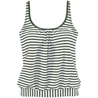 Lascana Haut de tankini femme olive 44 - Publicité Lascana Haut de tankini femme olive 44 - Publicité