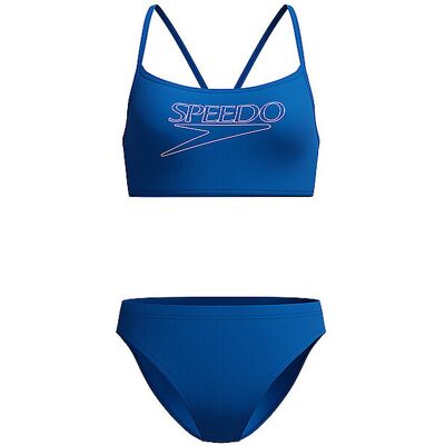 Speedo Damen Bikini Endurance Logo bleu 34 - Publicité Speedo Damen Bikini Endurance Logo bleu 34 - Publicité