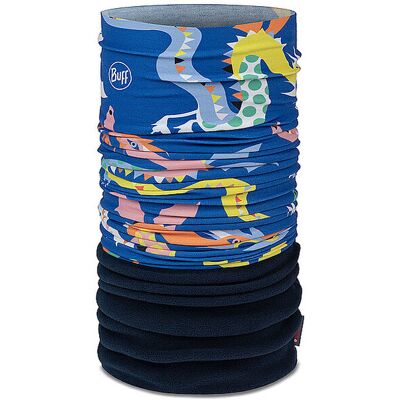 Buff Tour de cou multifonctionnel polaire pour enfants bleu marine - Publicité Buff Tour de cou multifonctionnel polaire pour enfants bleu marine - Publicité