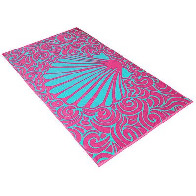 Vossen Serviette de bain Aqua Flow 100x180cm rose - Publicité Vossen Serviette de bain Aqua Flow 100x180cm rose - Publicité