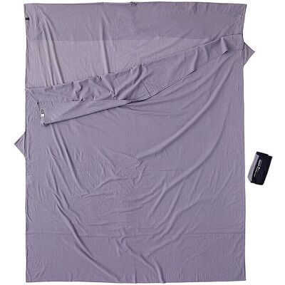 Cocoon Sac de couchage de voyage Travelsheet Doublesize XL 20x10,5cm 550g gris - Publicité Cocoon Sac de couchage de voyage Travelsheet Doublesize XL 20x10,5cm 550g gris - Publicité