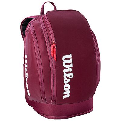 Wilson Sac à dos de tennis Defyer V1 rouge foncé - Publicité Wilson Sac à dos de tennis Defyer V1 rouge foncé - Publicité
