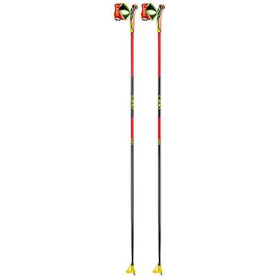 Leki PRC 750 - Bâton de ski nordique en carbone - Rouge vif/Neon jaune/Noir - Publicité Leki PRC 750 - Bâton de ski nordique en carbone - Rouge vif/Neon jaune/Noir - Publicité