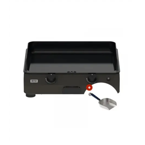 ENO Plancha gaz 60 cm 2 feux châssis acier Fusion 60 - 580232010701 - Publicité ENO Plancha gaz 60 cm 2 feux châssis acier Fusion 60 - 580232010701 - Publicité