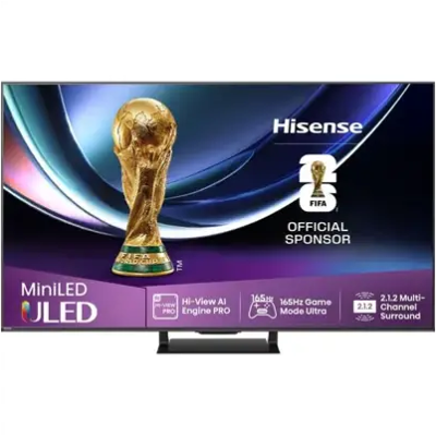 HISENSE TV QD Mini-LED 139 cm UHD 4K - 55U7QPRO - Publicité HISENSE TV QD Mini-LED 139 cm UHD 4K - 55U7QPRO - Publicité
