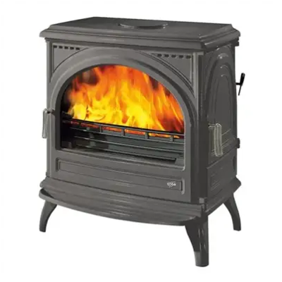 GODIN Poêle à bois vintage Petit Carvin 2 - 9 KW - buche de 50 cm - 366106ANTHRACITE - Publicité GODIN Poêle à bois vintage Petit Carvin 2 - 9 KW - buche de 50 cm - 366106ANTHRACITE - Publicité