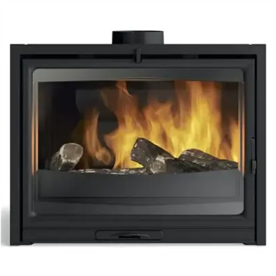 GODIN Insert Modane 2 85-F Turbo 11 KW buche de 55 cm - 660238ANTH - Publicité GODIN Insert Modane 2 85-F Turbo 11 KW buche de 55 cm - 660238ANTH - Publicité