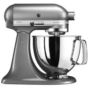 KITCHENAID Robot Pâtissier sur socle 4,8 L Gris Argent - Artisan - 5KSM125ECU