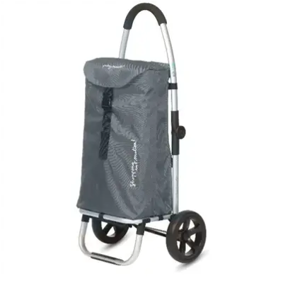 PLAYMARKET Poussette 2 roues / 46 L Grise - Two Go Compact - Publicité PLAYMARKET Poussette 2 roues / 46 L Grise - Two Go Compact - Publicité