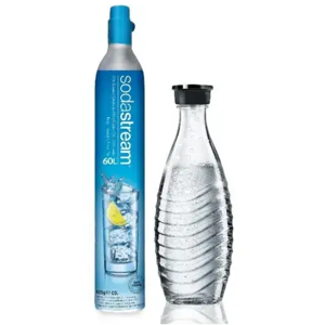 SODASTREAM Pack Cylindre gaz de CO2 + Bouteille 0.6 L Crystal - Publicité SODASTREAM Pack Cylindre gaz de CO2 + Bouteille 0.6 L Crystal - Publicité