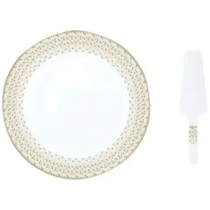 EASY LIFE FESTIVE COFFRET PLAT A TARTE 32 CM AVEC 1112FESV - Publicité EASY LIFE FESTIVE COFFRET PLAT A TARTE 32 CM AVEC 1112FESV - Publicité