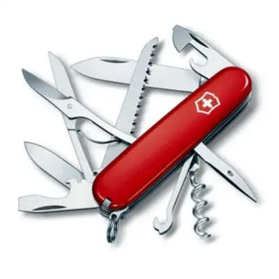 VICTORINOX Couteau Suisse 15 fonctions - Huntsman - Publicité VICTORINOX Couteau Suisse 15 fonctions - Huntsman - Publicité