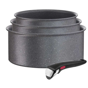 TEFAL Ingenio Natural Force 3 Casseroles D16/18/20 avec poignée - L3969002 - Publicité TEFAL Ingenio Natural Force 3 Casseroles D16/18/20 avec poignée - L3969002 - Publicité