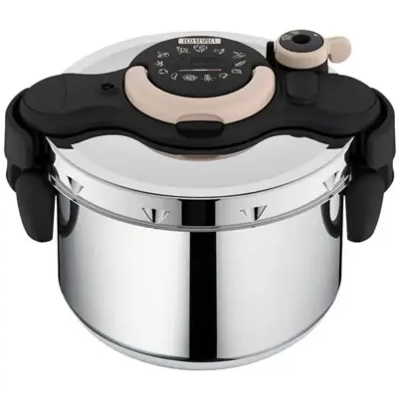 Autocuiseur Seb Eco Inox 7.5L - Système de sécurité 5 points - Publicité Autocuiseur Seb Eco Inox 7.5L - Système de sécurité 5 points - Publicité