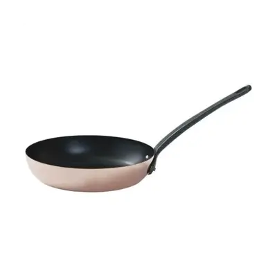 Poêle en cuivre Baumalu 24cm - Compatible induction - Publicité Poêle en cuivre Baumalu 24cm - Compatible induction - Publicité
