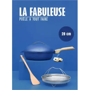 COOKUT - La Fabuleuse Poêle 28 cm Saphir